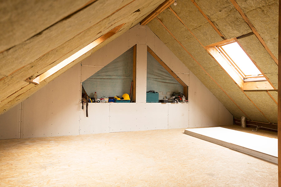 attic-with-insulation-clearwater-fl